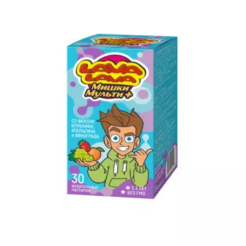 Лава Лава Мишки Мульти+ пастилки жевательные 30 шт