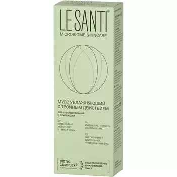 Le Santi Мусс увлажняющий для чувствительной и сухой кожи 200 мл