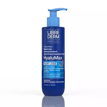 Либридерм Гиалумакс Шампунь гиалуроновый против выпадения волос фл.225 мл