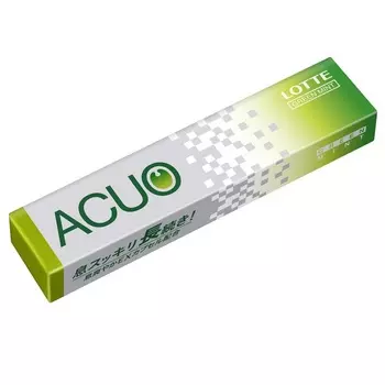 LОТТЕ Acuo Резинка жевательная Зеленая мята 21 г