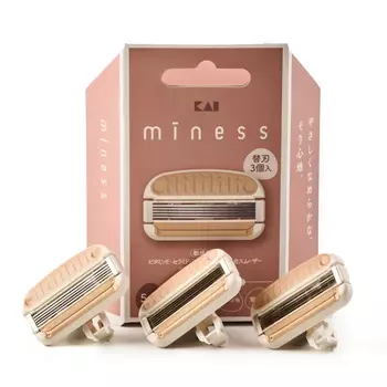 Майнес Кай Кассеты сменные для бритвенного станка с 5 лезвиями 3 шт