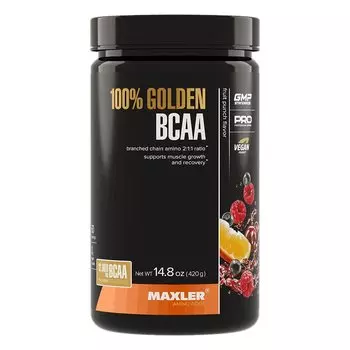 Maxler 100% Golden BCAA порошок Фруктовый пунш 420 г
