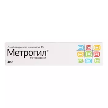 Метрогил 1% гель для наружного применения 30 г
