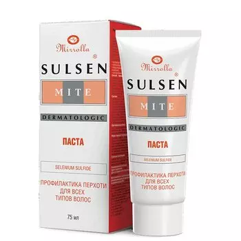 Mirrolla Сульсен Мите паста профилактика перхоти 75 мл