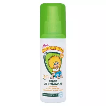 Мое Солнышко Спрей от комаров защитный 100 мл