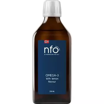 NFO Омега-3 жидкость для приема внутрь Лимон 250 мл