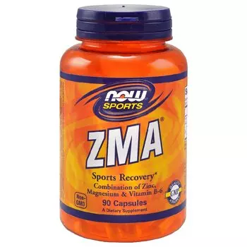 NOW ZMA Цинк Магий Витамин B6 капсулы 90 шт