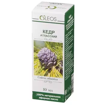 Oleos Масло эфирное Кедр атласский 10 мл