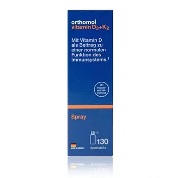 Ортомол Витамин Д3 + К2 спрей 130 доз 20 мл