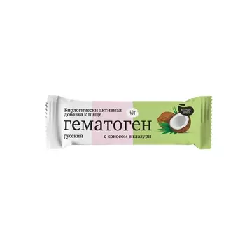 PL Гематоген с кокосом в шоколадной глазури 40 г