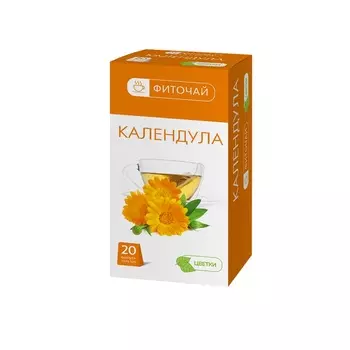 PL Календула / Ноготков цветки фиточай фильтр-пакеты 1,5 г 20 шт