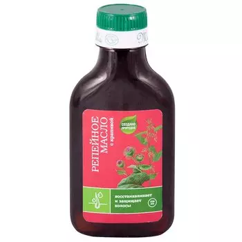 Зеленая Лавка Масло Репейное с экстрактом крапивы 100 мл