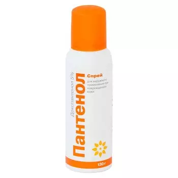 PL Пантенол 5% спрей при повреждениях кожи 130 г