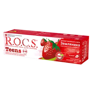 R.O.C.S. Teens Зубная паста для детей 8-18 лет Земляника 74 г