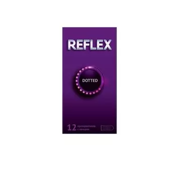 Reflex Dotted Презервативы с точками 12 шт