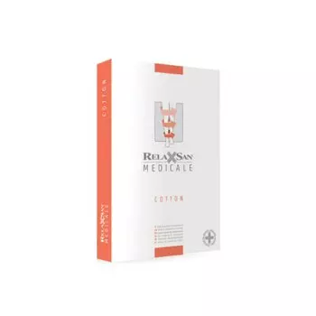 Relaxsan Medicale Гольфы компрессионные с открытым носком Cotton 2 класс компрессии размер 3 Телесные