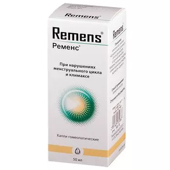 Ременс капли гомеопатические для приема внутрь 50 мл