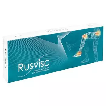РусВиск 1,6% вязкоэластичный эндопротез синовиальной жидкости шприц 2 мл