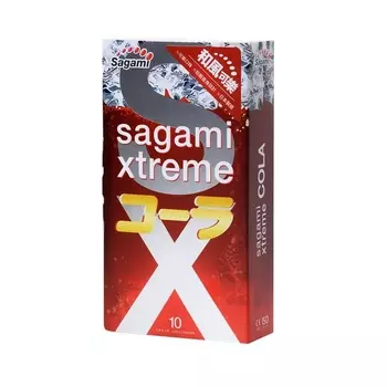 Sagami Xtreme Cola Презервативы с ароматом колы 10 шт