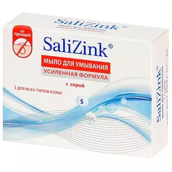 СалиЦинк Мыло для умывания для всех типов кожи Сера 100 г
