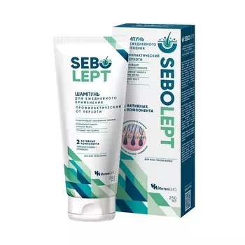 SEBOLEPT Шампунь от перхоти для ежедневного применения профилактический 250 мл