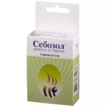 Себозол 20 мг/мл шампунь 5 мл 5 шт