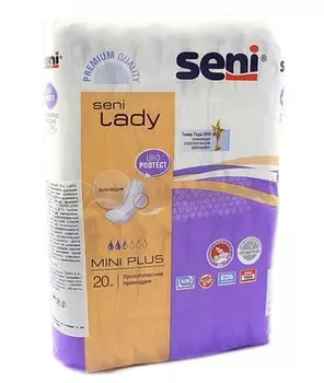 Seni Леди Мини Плюс Прокладки урологические впитывающие 20 шт