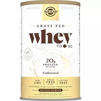 Solgar Вэй Ту Гоу Белковая сыворотка без ароматизаторов порошок 377 г