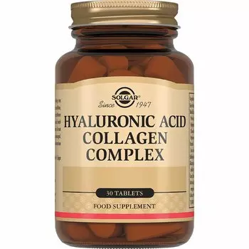 Solgar Комплекс коллагена и гиалуроновой кислоты таблетки 30 шт