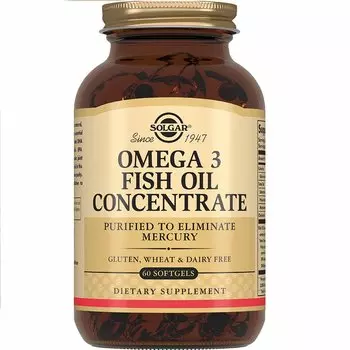 Solgar Концентрат рыбьего жира Омега-3 капсулы 60 шт
