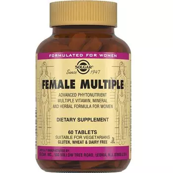 Solgar Мультивитаминный и минеральный комплекс для женщин таблетки 60 шт