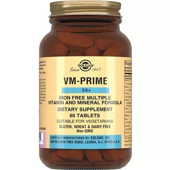 Solgar Мультивитаминный и минеральный комплекс 50+ таблетки 60 шт