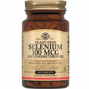 Solgar Селен 100 мкг таблетки 100 шт