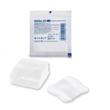 Sterilux ES Салфетки марлевые медицинские стерильные 8 слоев 5 см х 5 см 5 шт