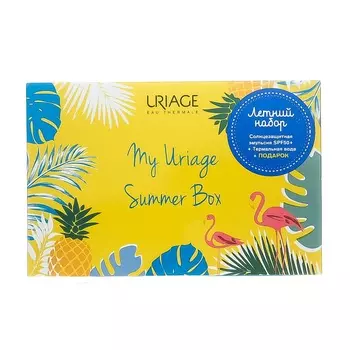 Uriage Набор Barisun Эмульсия ультралегкая SPF 50+ 30 мл + Вода термальная 50 мл + Веер