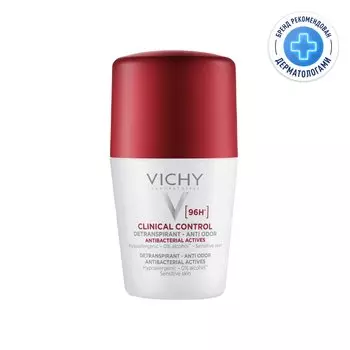 Vichy Clinical Control Дезодорант-антиперспирант против избыточного потоотделения 96 ч 50 мл