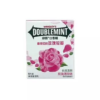 Wrigley"s Doublemint Резинка жевательная Роза 12 шт