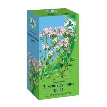 Золототысячника трава фильтр-пакеты 1,5 г 20 шт