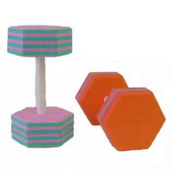 Аквагантели ДИС18 шестигранные, мультиколор