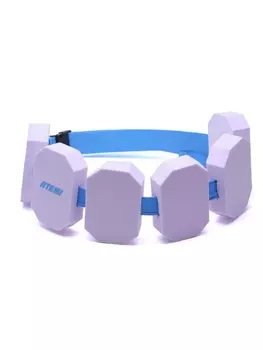 Аквапояс для аквааэробики 12x3x8см Atemi Segment aqua belt, сиреневый