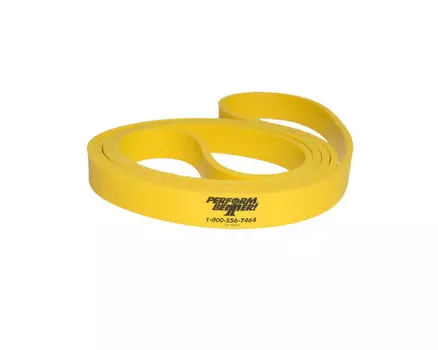 Амортизаторы ленточные Perform Better Superband 1213-04-3\4 ширина 1,9 см, длина 203,2 см, кольцо 101,6 см, желтый