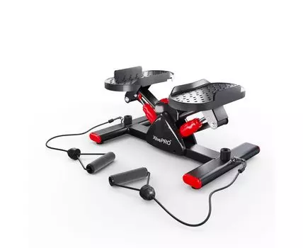 Балансировочный степпер DFC XtivePRO с эспандерами XTIVE-01489 черно-красный