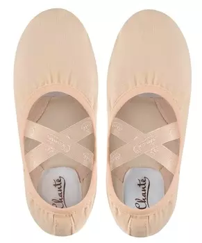 Балетки Chante Fitflex Pro Nude, стрейч-кирза