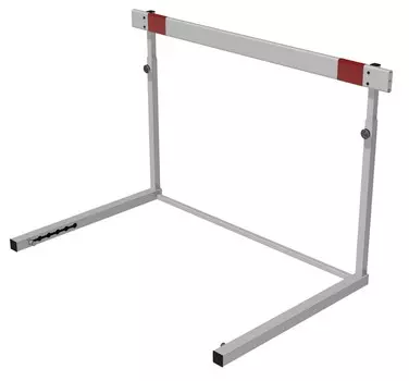 Барьер легкоатлетический регулируемой высоты с противовесом планка ПВХ ФСИ 10008