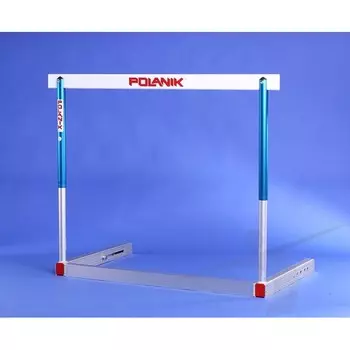 Барьер соревновательный алюминиевый Polanik с пластиковой верхней планкой, 6 уровней S-018