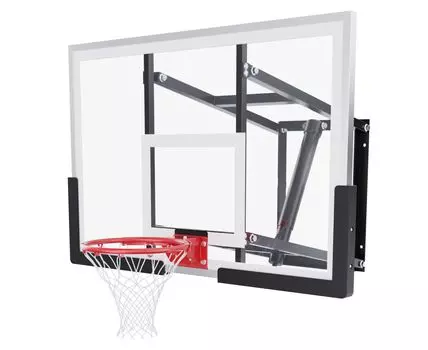 Баскетбольный щит со съёмным регулятором высоты, поликарбонат 2,5мм, 120х80см DFC PC2.5MM120