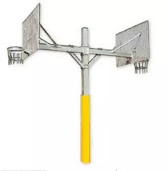 Баскетбольный щит уличный двусторонний стационарный антивандальный Hercules 4322
