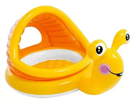 Бассейн Улитка с навесом Intex 145х102х74 см 57124