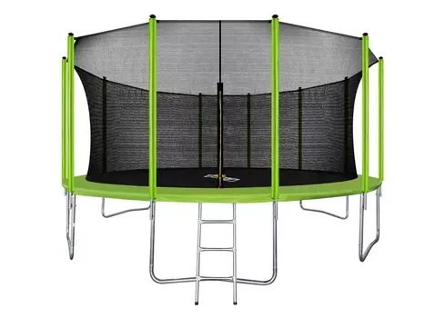 Батут Arland 487см 16FT с внутренней страховочной сеткой и лестницей
