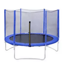 Батут DFC Trampoline Fitness 16ft наружн.сетка (488см) 16FT-TR-B синий